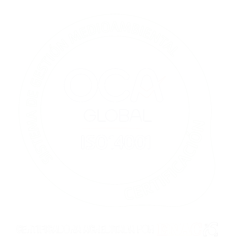 Distintivo de Calidad ISO-14001.