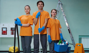 Coordinación de equipos de limpieza