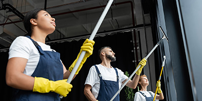 Personal de limpieza profesional (edificios y locales)